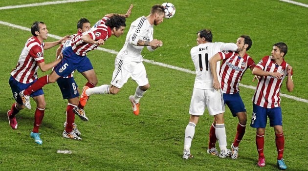 Sergio Ramos goal in the Final of Champions League 2014 