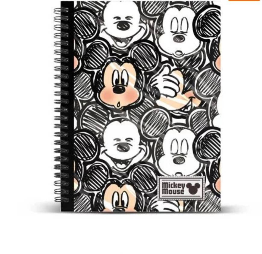 Moda Caderno Mickey