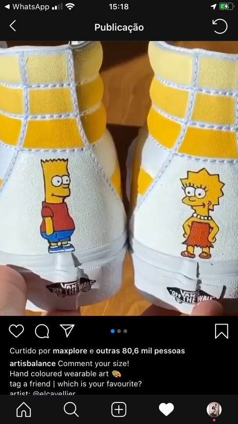 Fashion Personalização estilos Os Simpsons 😱