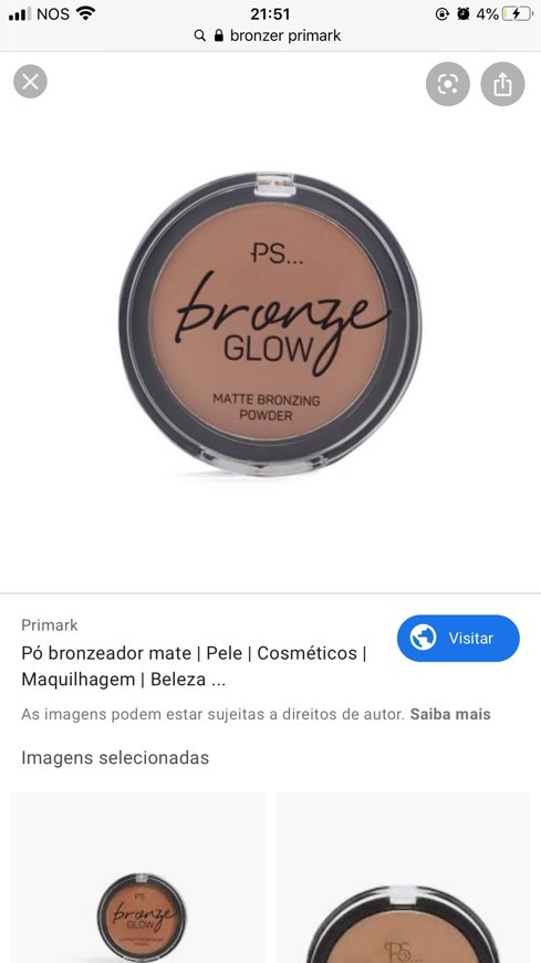 Product Bronzer primark 