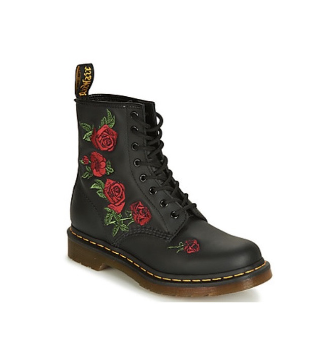 Producto Dr Martens Preto Floreado