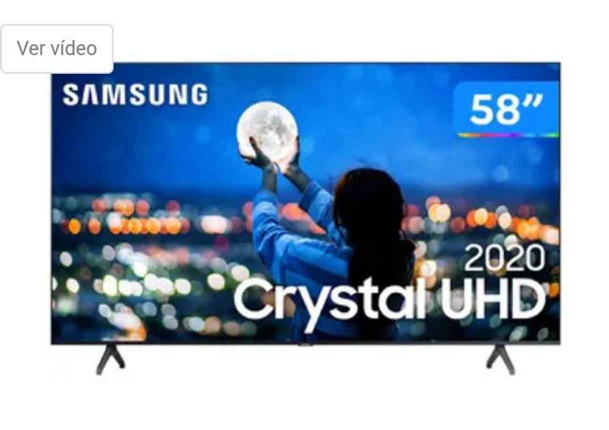 Moda Smart TV Crystal UDH 4K LED 58” Samsung - 58TU7000 Wi-Fi Blu