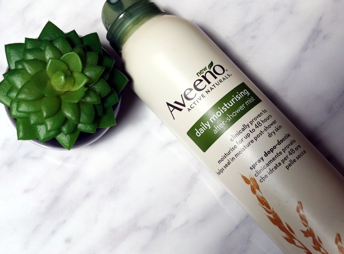 Productos Aveeno moisturizing spray 