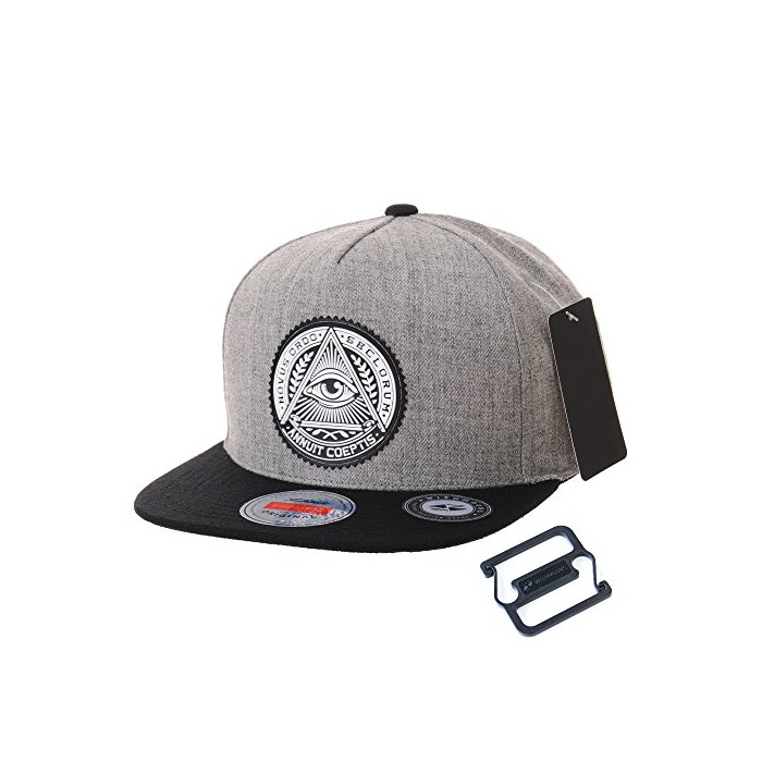 WITHMOONS Gorras de béisbol Gorra de Trucker Sombrero de Snapback Hat Illuminati