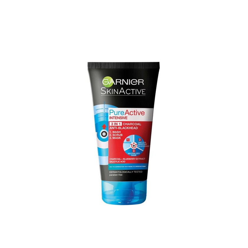 Productos Garnier pure active máscara preta 