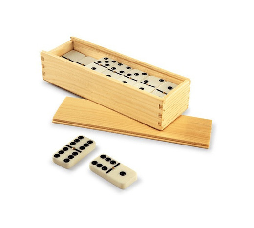Domino caja madera