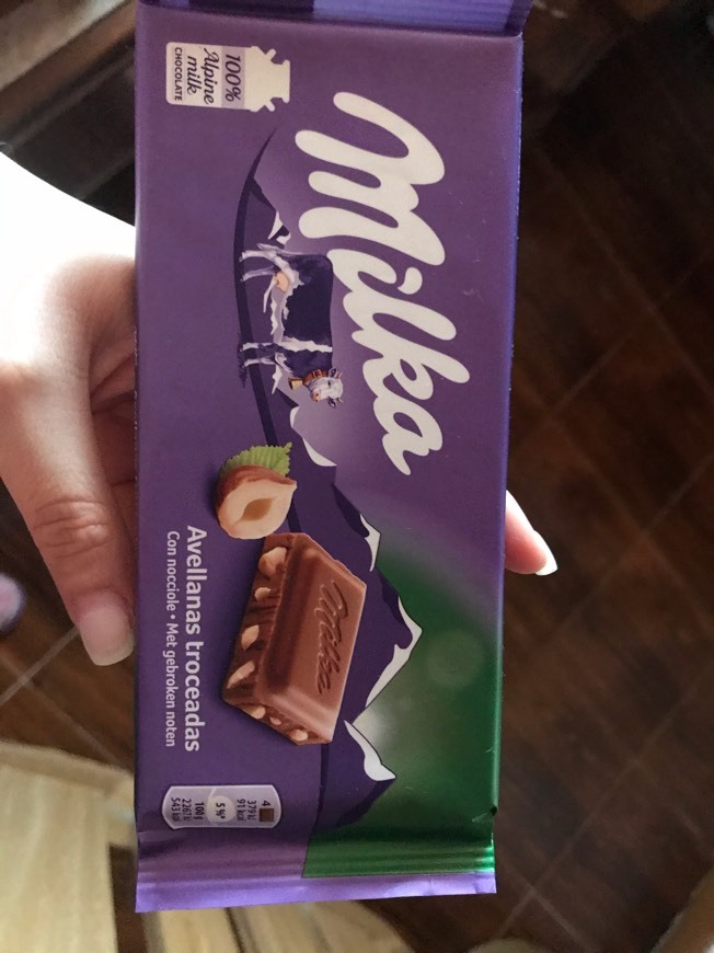 Producto Chocolate Milka avelãs