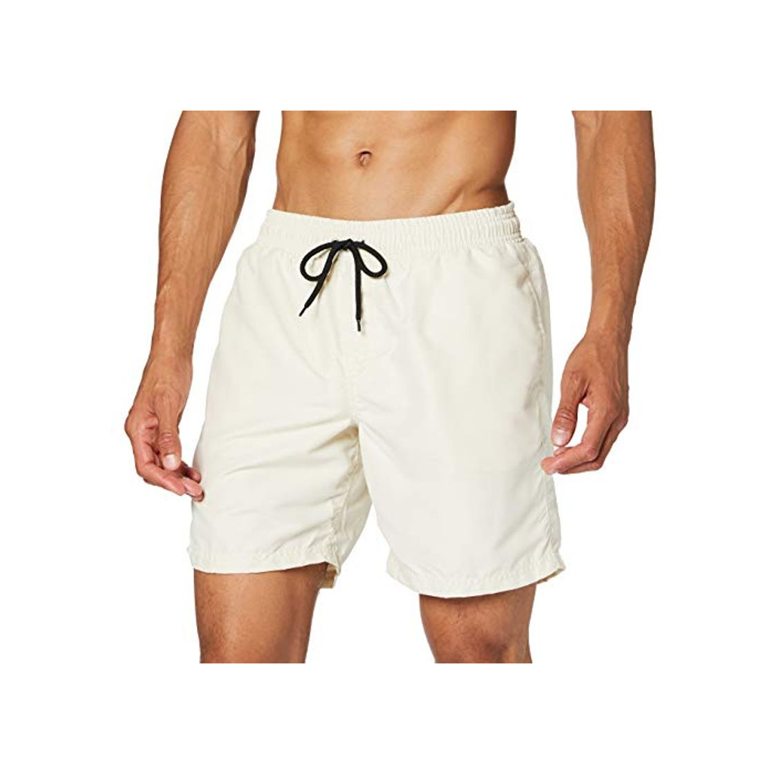 Fashion Marca Amazon - find. Shorts Bermuda Hombre, Marfil