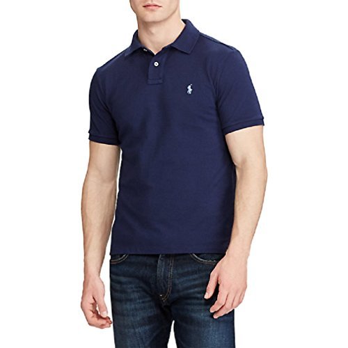 Moda Ralph Lauren - Polo de Manga Corta para Hombre Azul Tinta Azul