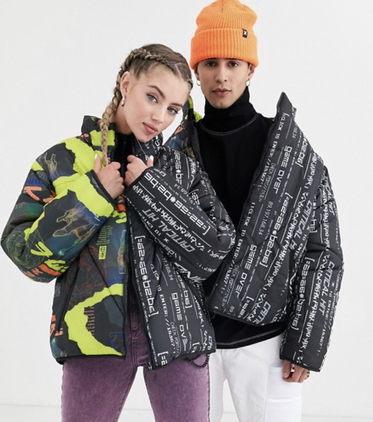 Fashion Reversible PUFFER JACKET