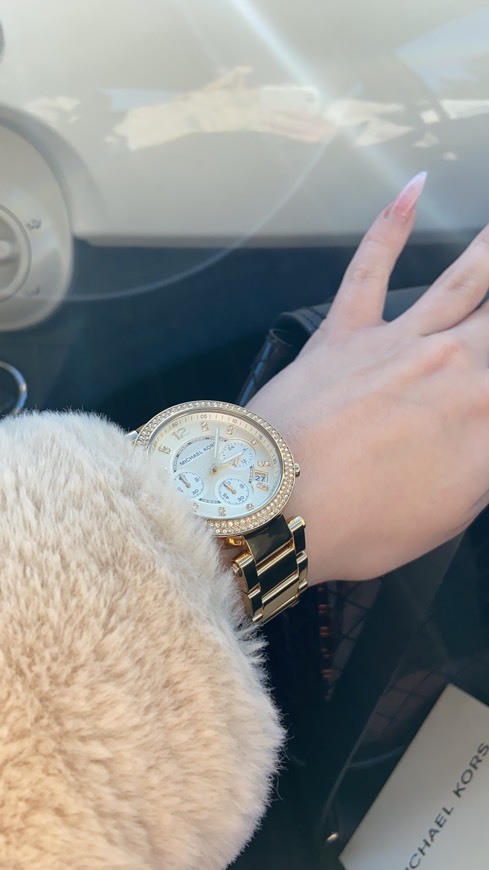 Fashion Michael Kors Reloj analogico para Mujer de Cuarzo con Correa en Acero