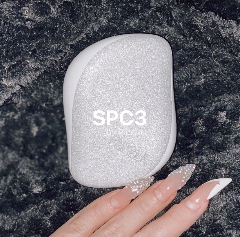 Fashion Tangle Teezer - Compact Style (Silver Glitter)