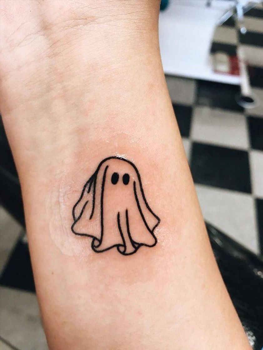 Fashion Tatuagem de fantasma✨