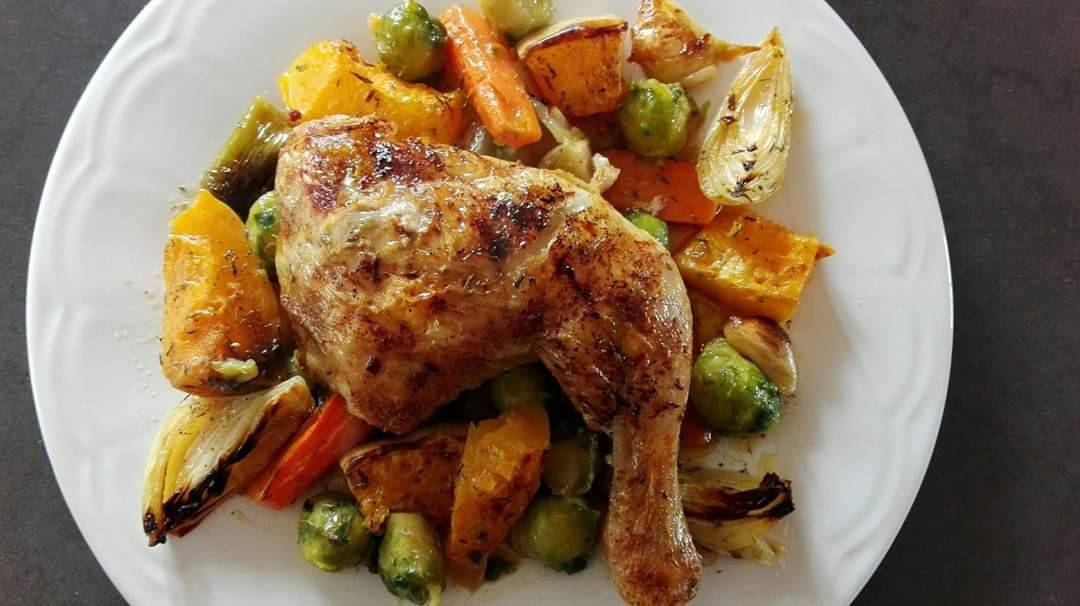 Social Perna de Frango Assada