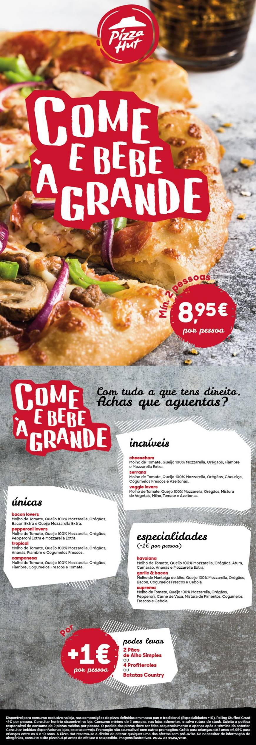 Restaurantes Pizza Hut Benfica