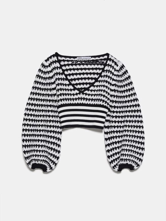 Product Sweater malha cropped 