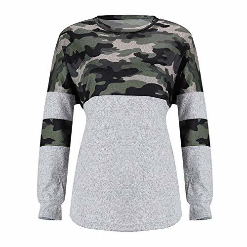 Fashion Women Hoodies Pullover New Casual Long Sleeve Camouflag O Neck Printed Tops