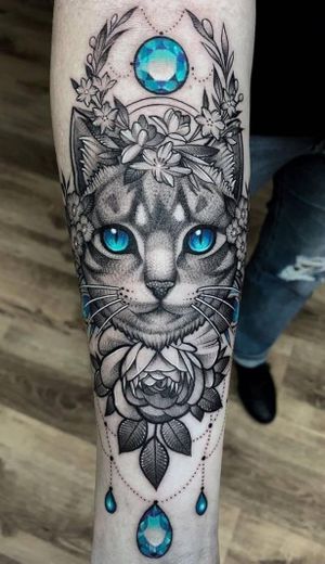 tatuagem gato 🐈💗
