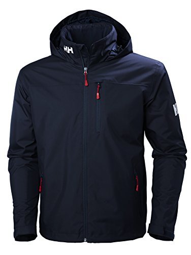 Social Helly Hansen Crew Hooded Midlayer - Chaqueta Impermeable, Cortavientos y Transpirable, con