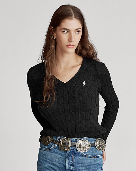 Camisola de malha Ralph Lauren Preta