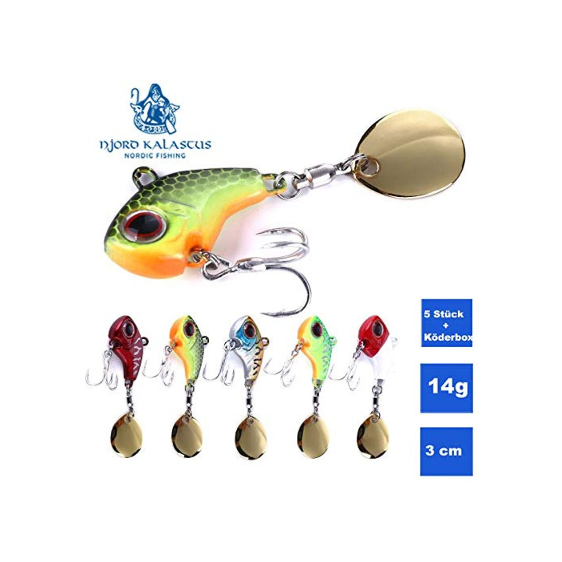 Producto Njord Kalastus - Cebo de pesca con anzuelo para pesca de perca