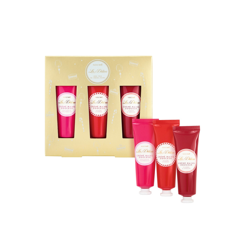 Productos LES DELICES Mon trio de crèmes mains Coffret soin des ..