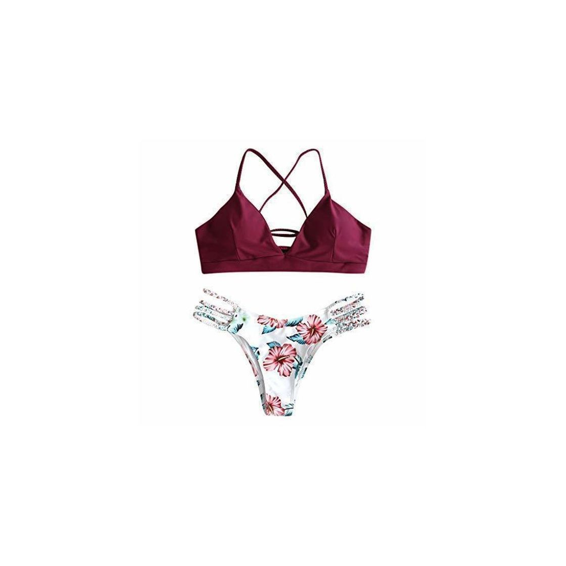 Social Mujer Bikini 2019 Traje de Baño Mujer Dos Piezas Ropa de Playa