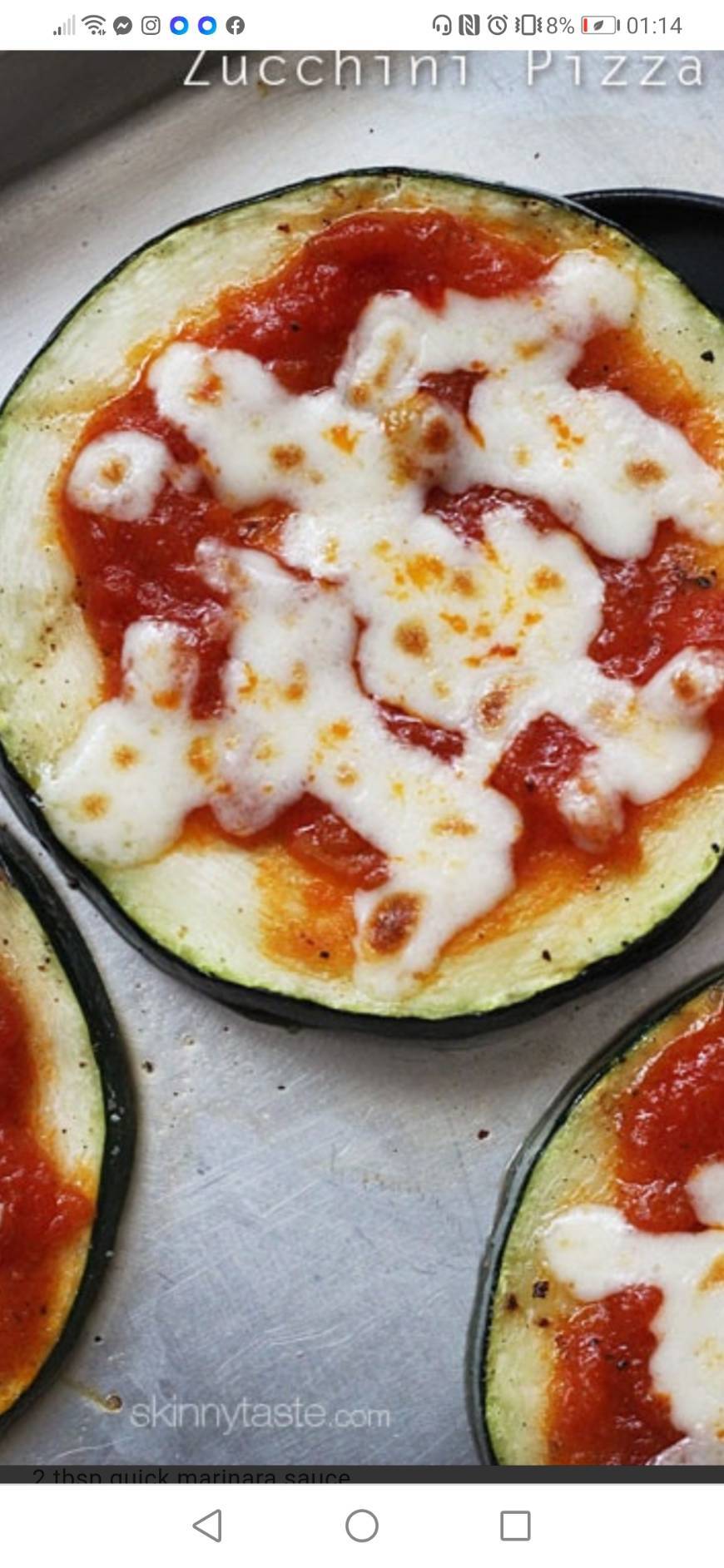 Fashion Zucchini pizza! 