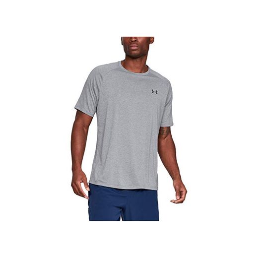 Under Armour Tech 2.0. Camiseta masculina, camiseta transpirable, ancha camiseta para gimnasio