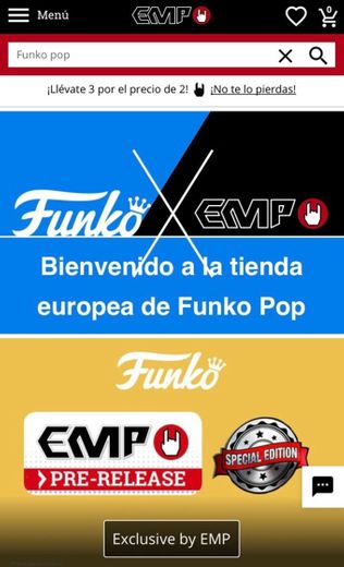 Tienda funko pop EMP