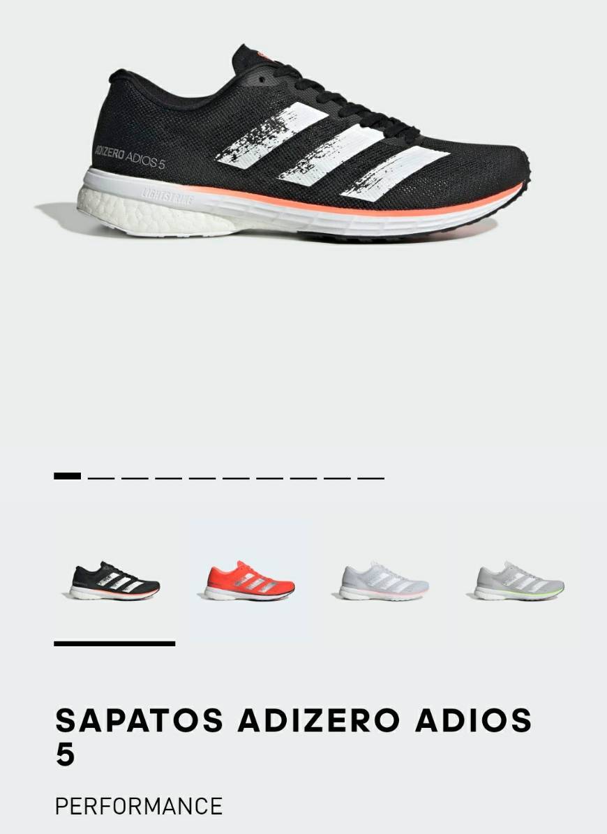 Producto Adizero Adios