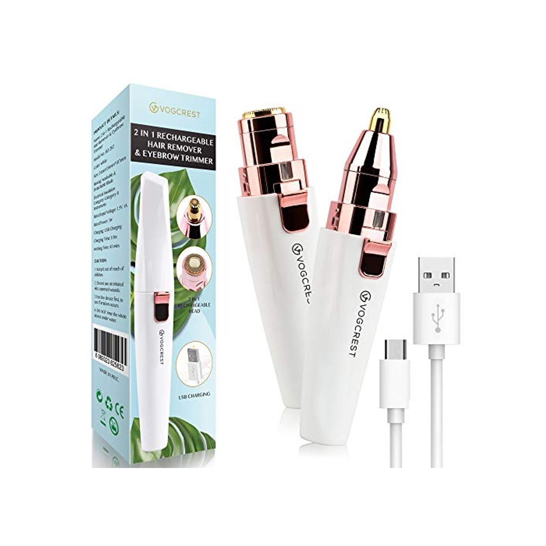 Social Depiladora Facial Mujer Perfilador de Cejas y Removedor Vello Facial