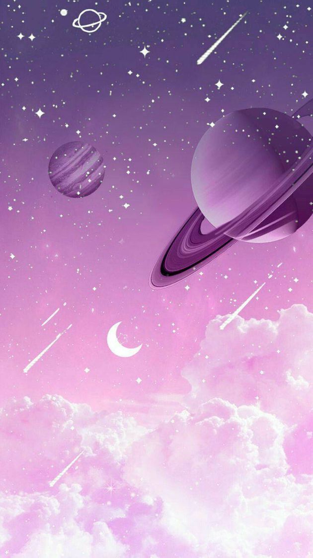 Moda Wallpaper planetas💜✨