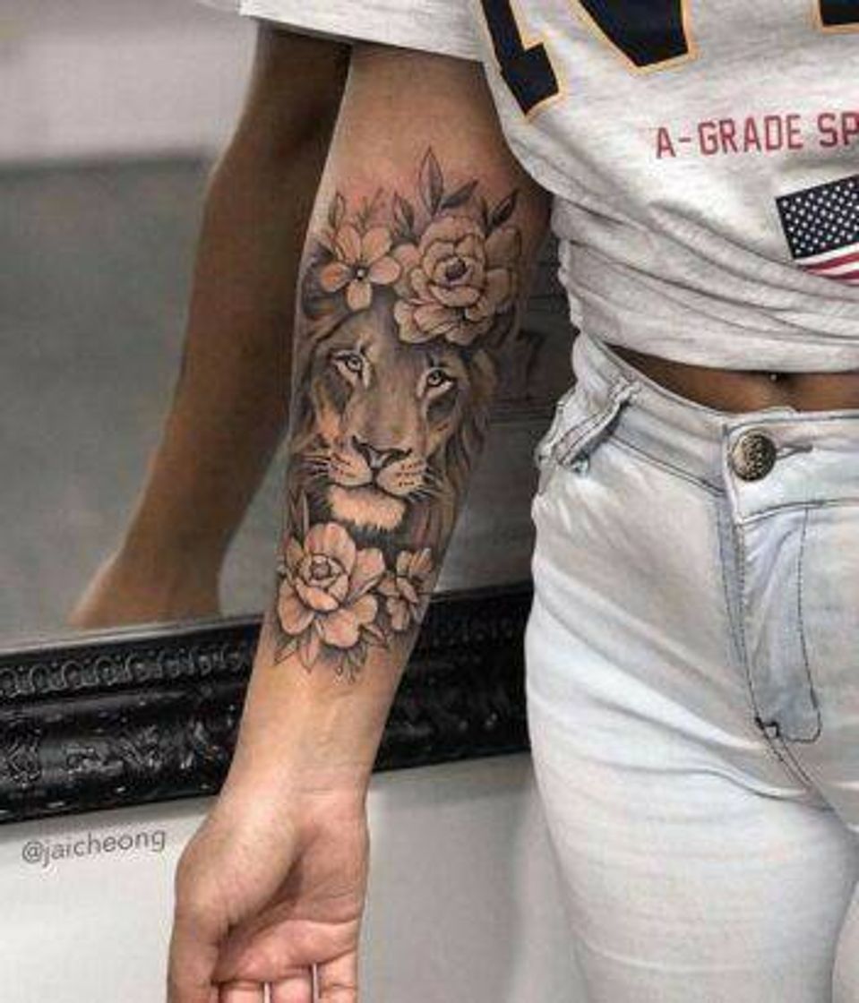 Moda Tatuagem leão 😍