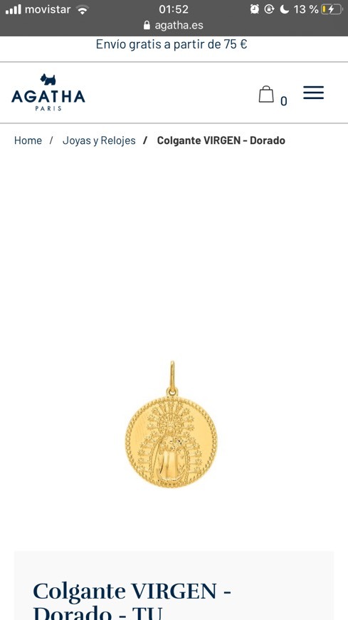 Productos Medalla virgencita 🤞🏽