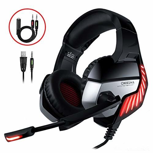 Producto CHEREEKI Cascos Gaming Cascos para Juegos PS4, PC, Xbox One Auriculares Gaming