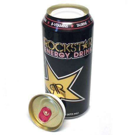 Elemento de la categoría hogar Plastic Fantastic - Lata de bebida energética Rockstar para esconder dinero