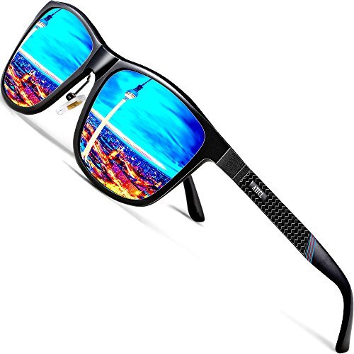 Product ATTCL Gafas De Sol Hombre Polarizadas Retro Estructura De metal Al-Mg 858-8