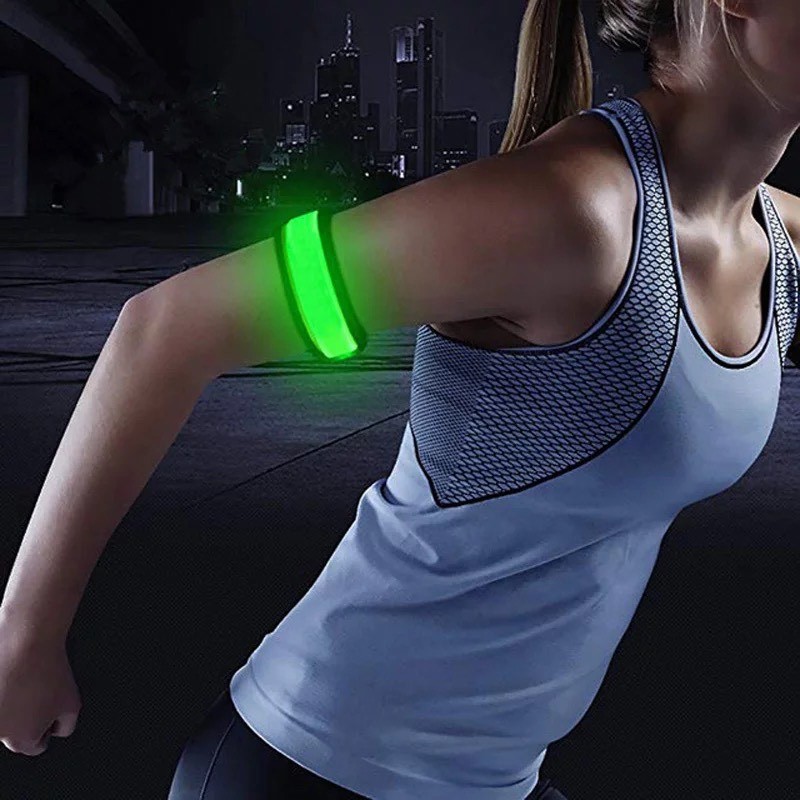 luz de pôr no braço para correr