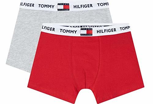 Fashion Tommy Hilfiger Niños 2 Paquete Original Algodón Bóxer Bóxer Tronco