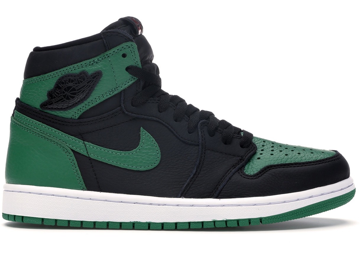 Fashion Jordan 1 Retro High Pine Green Black