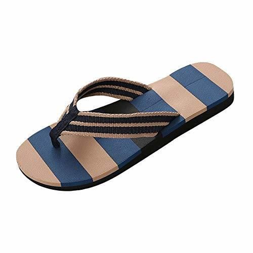 EHMOG Zapatillas de Verano de Hombre Colores Mezclados Sandalias Zapatilla Masculina Chanclas