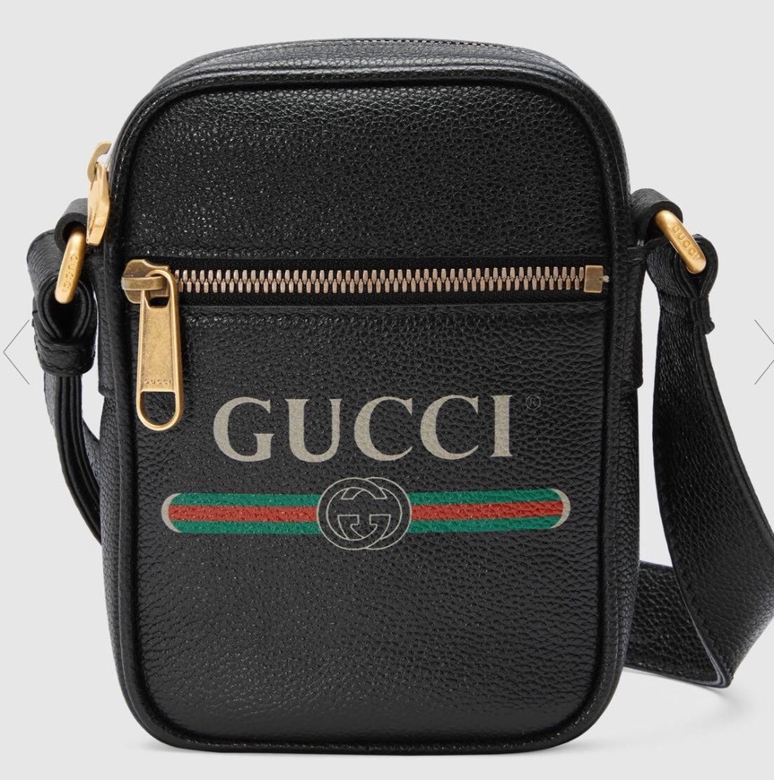 Producto Gucci Print leather shoulder bag