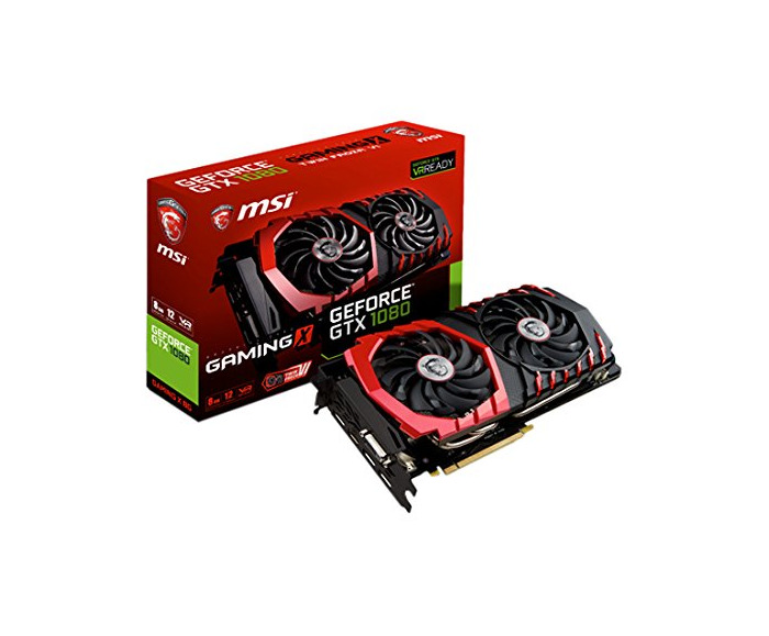 Electronic MSI GeForce GTX 1080 Gaming X 8G - Tarjeta gráfica