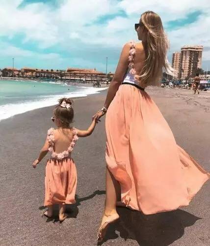 Moda Mae e filha vestidos 