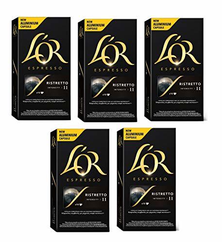 Social L'Or Espresso Café Ristretto Intensidad 11 - 50 cápsulas de aluminio compatibles