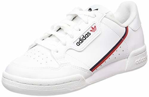 Adidas Continental 80 J, Zapatillas de Deporte Unisex Adulto, Blanco