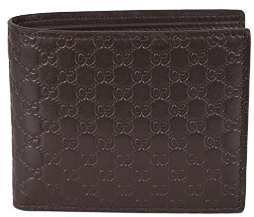 Moda Gucci Micro GG Guccissima - Cartera Plegable para Hombre