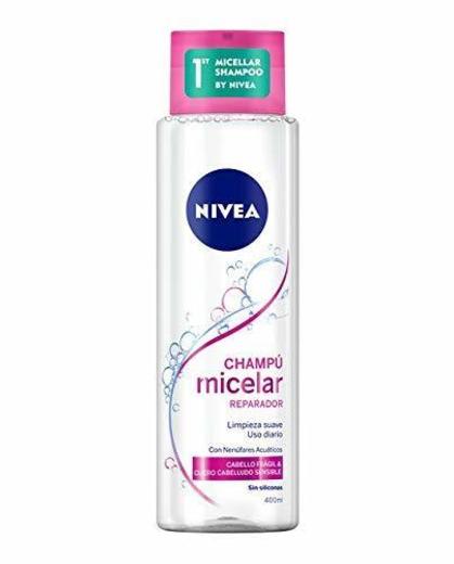 NIVEA Champú Micelar Reparador - 4 Recipientes x 400 ml - Total