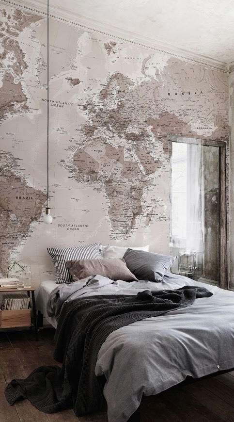 Social Wallpaper map 